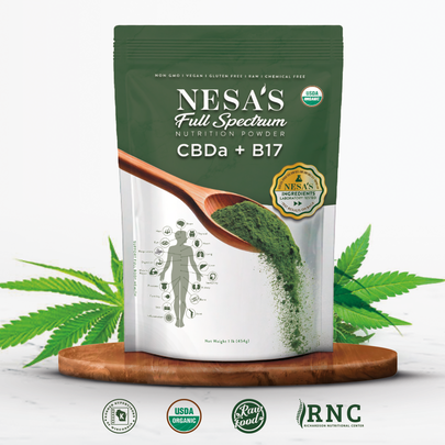 Certified Organic Full Spectrum Nutrition Powder with B17